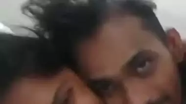 MMS video where Desi girl blows mustached boyfriend's XXX finger