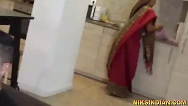 Niks Indian - 18 Year Old Guy Strips Step Moms Saree And Fucks Her Hard