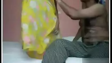 indian couple romance and blowjob