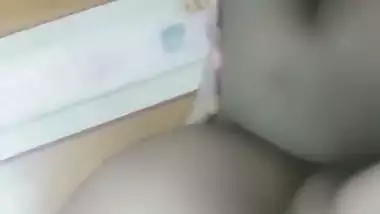 Desi wife enjoys double penetration in her ass and pussy