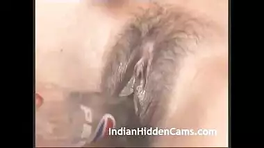 Solo Indian Girl Fucking Her Tight Pussy With Pepsi Bottle