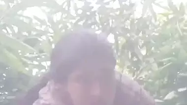 Big boob lady enjoys desi outdoor sex with a gardener