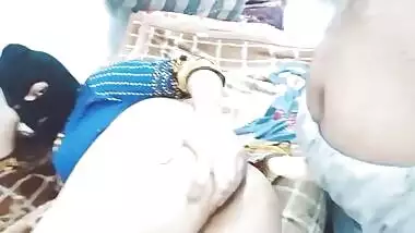 Desi uncle uses XXX strap-on to fuck his Pakistani niece on the bed