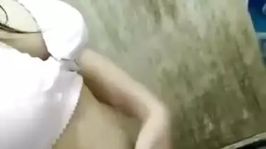 Sexy Horny Teen Girl Showcasing Her Nude Body