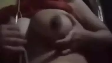 Naked strip tease video call of Indian hottie bitch