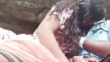 Tamil outdoor sex of a girl sucking lover’s dick