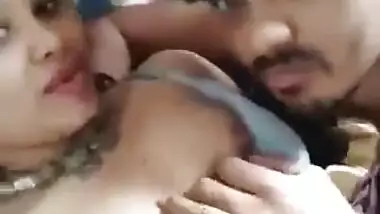 Bhabhi feeding boobs to husband like a child