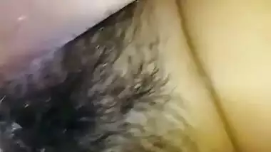 Her hairy pussy fucking