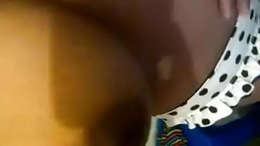 Sexy Tamil girl teasing her boyfriend on selfie cam