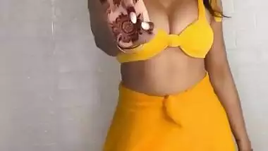 Sofia Ansari Sexy In Yellow Hot