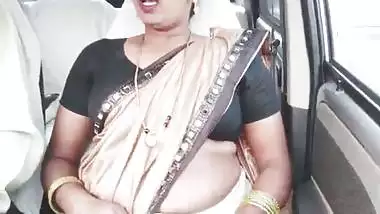 Indian call girl car sex Telugu dirty talks.