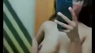 Chashmish Girl Mirror Selfie Video