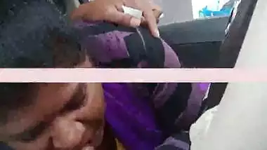 Tamil Randi sucking customers dick in the car