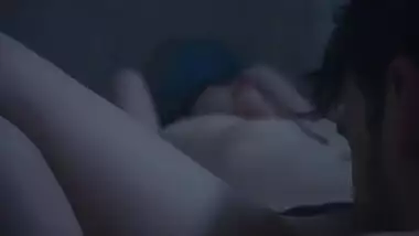 Sexy actress enjoying nude sex