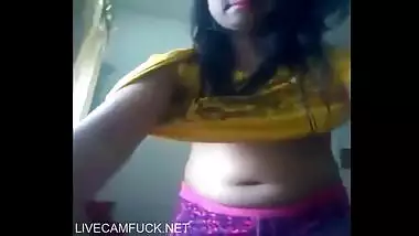 Desi girl striping and masturbating for boy friend..more