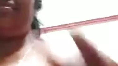 Tamil girl huge boobs show viral video call
