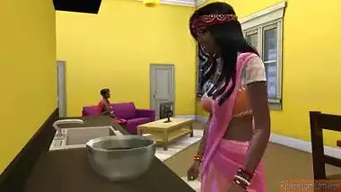 Animated south indian mom sex with step son