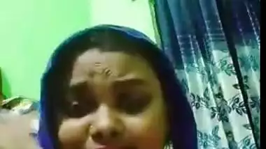 Innocent big pussy Desi girl video call with her lover