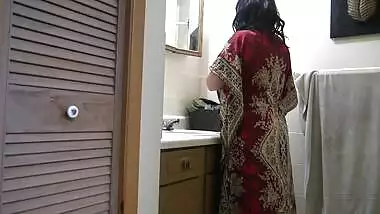 Indian stepmother fucked doggy style