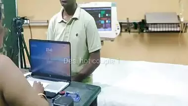 Rajasthan Lady hot doctor fuck to erectile dysfunction patient in hospital real sex