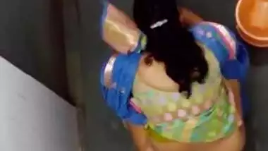 Desi Bhabi Pissing In Restroom