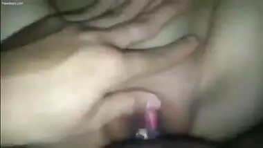 Indian cute teen girl fucked by her boyfriend with peculiar condom