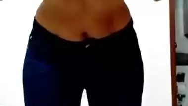 Beautiful desi boobalicious girl showing her big tits on selfie camera