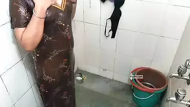 Indian wife got fucked while taking shower in bathroom