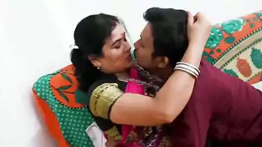 Milf gets fuck by her son and his friend in the Bangla sex