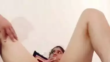 Beautiful young Indian wife with big ass fucked on top