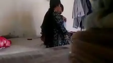 Hot desi lady letting a young guy play with her assets