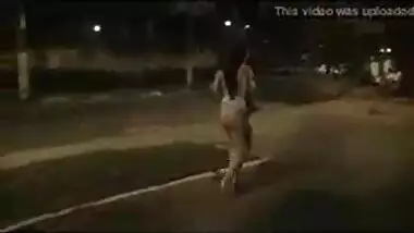 Bold Indian Aunty Walking Naked On Street