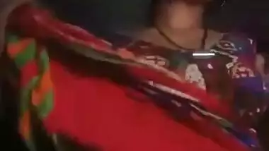 Bhabi masturbating and talking on phone