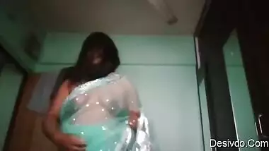 Sexy Indian Bhabhi Showing her BoobS $ Pussy and Hard Fucked By hubby a