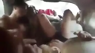 Delhi Naked Girls Showing Off In The Car