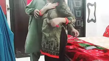 Hot Punjabi XXX wife moans getting fucked by chubby Desi husband