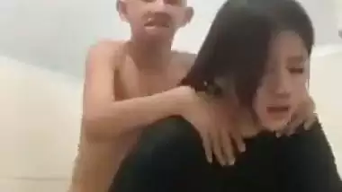 Young Lover Fucking in Bathroom