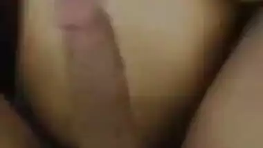 Hot shy big boobs gf taking cums on her boobs leaked