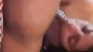 Horny Chennai girl gives a Tamil blowjob to her lover