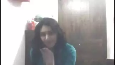 hot girl in shalwar suit changing multiple dress