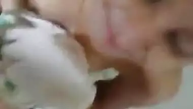Cute Girl First Time Blowjob After Farewell Party