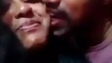 Seductive Indian student looks into the camera with partner filming porn
