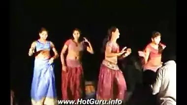Telugu Hot Girls Night stage dance 1