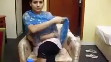 College Girl Enjoying with Lover in Hostel on Weekend