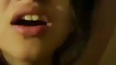 Young girl in BDSM real sex MMS with boyfriend