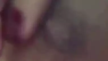 Girlfriend huge boobs shown on video call to boyfriend