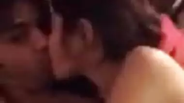 desi young couple kiss and romance video