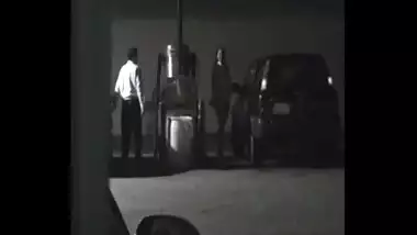 Husband filming his wife fucking with stranger in Parking