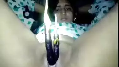 Bangladeshi horny girl dildoing pussy self masturbation