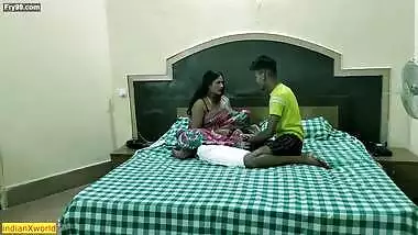 Indian Bengali hot boudi caught and fucked by teen stepbrother !! Taboo sex